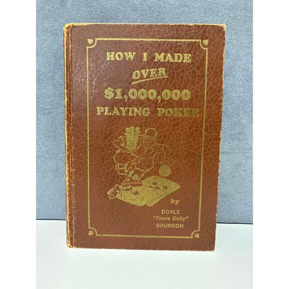Doyle Brunson Other - Doyle Brunson How I Made Over $1 Million Playing Poker Book,  Fisrt Edition